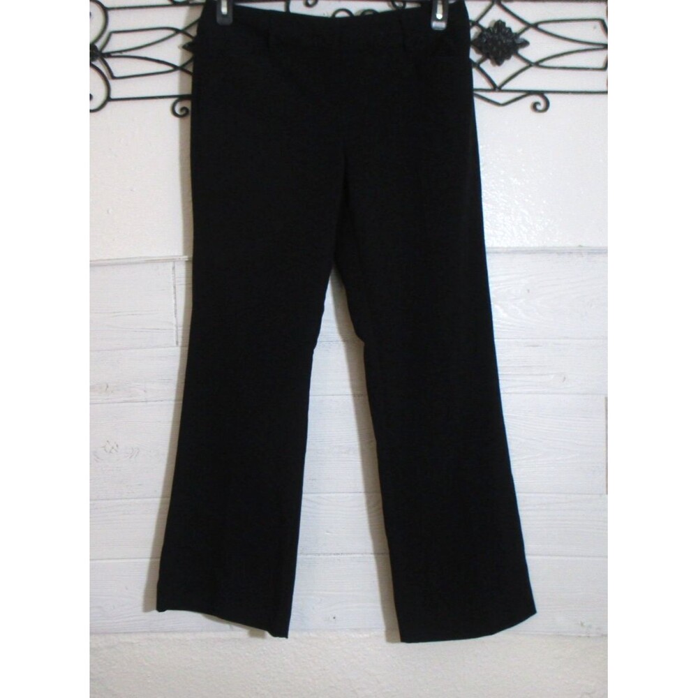 New York & Company Dress Pants Women's Size 6 Black Flared Leg